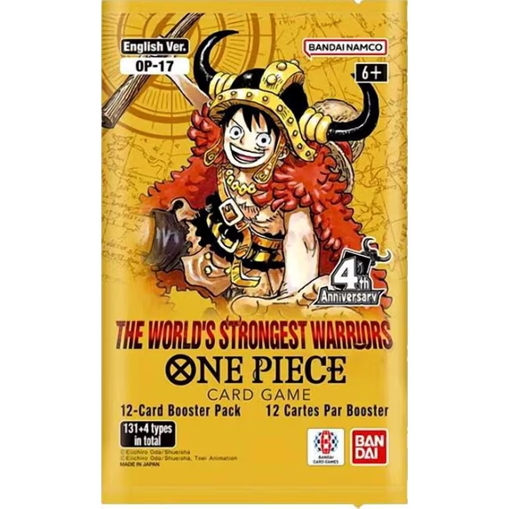 One Piece TCG: The World's Strongest Warriors Booster Pack OP-17
