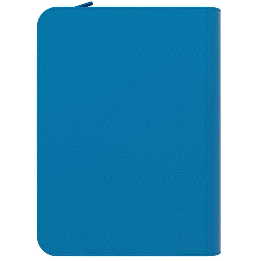 ARCANE FORTRESS: NEON COLOR: NEON BLUE 9-POCKET ZIPPER BINDER