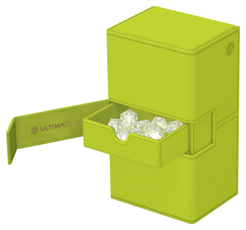 Ultimate Guard: Twin Flip'n'Tray 200+ Summer Edition - Lime