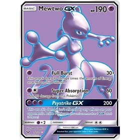 [NM] Mewtwo GX (Full Art) #72/73-Shining Legends