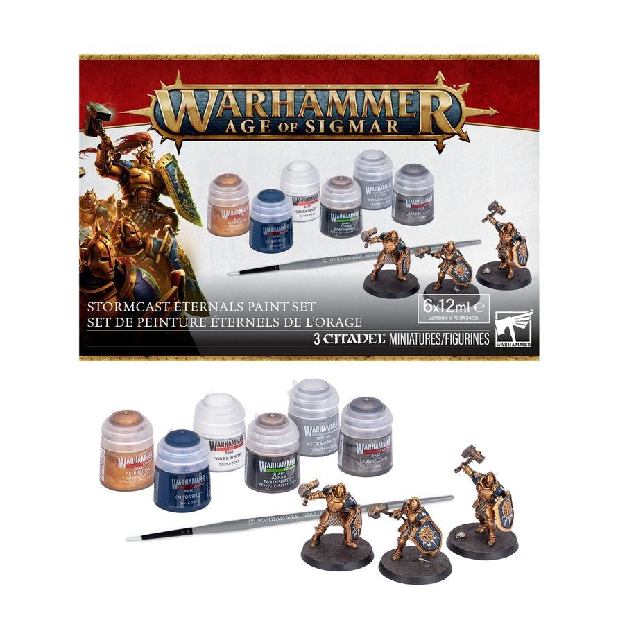 Warhammer Age of Sigmar : Stormcast Eternals Paint Set
