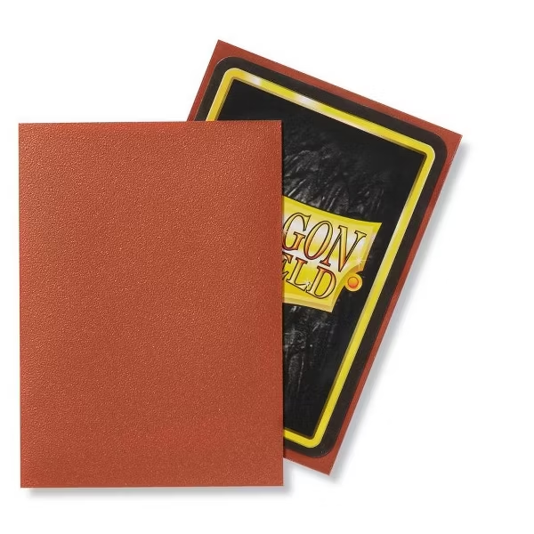 Dragon Shield Matte Dual Card Sleeves - Copper (100-Pack) - Dragon Shield Card Sleeves