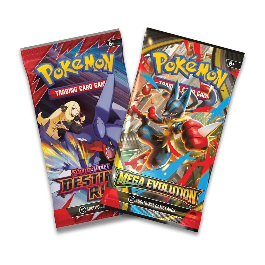 Pokémon TCG: Mega Heroes Mini Tin – Mega Venasuar (1 Sticker, 1 Art Card & 2 Booster Packs)