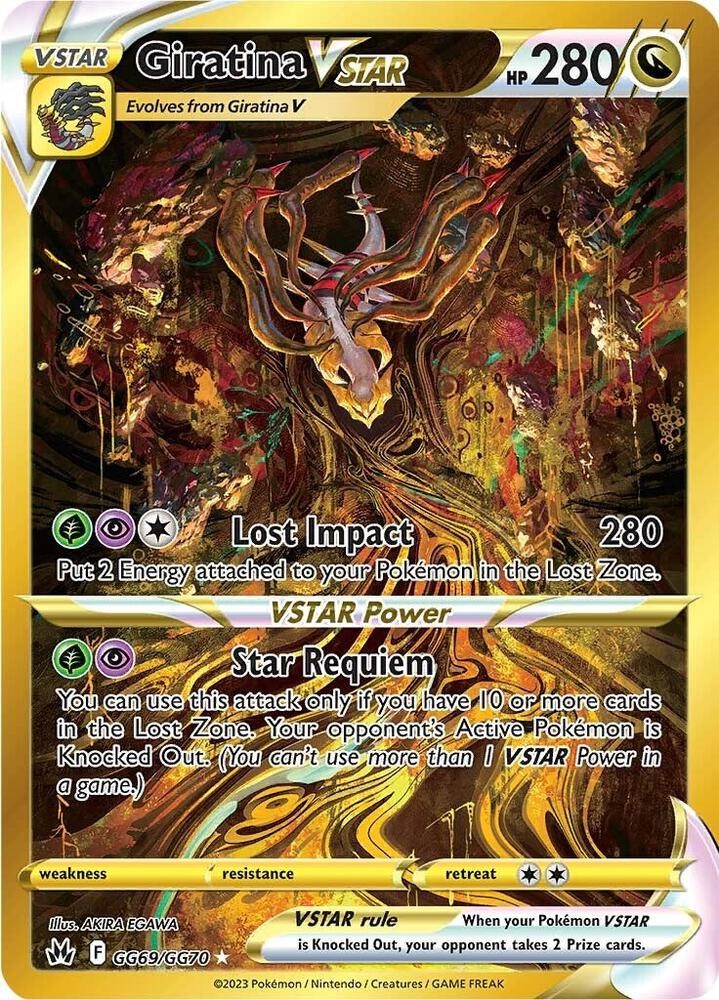 (NM) - Giratina VSTAR (Secret) - SWSH: Crown Zenith: Galarian Gallery (CRZ:GG)