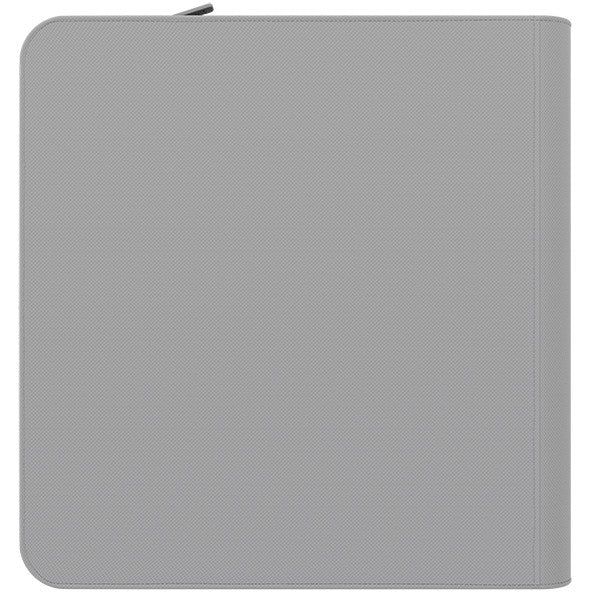 ARCANE FORTRESS: SOLID COLOR: CREAM 12-POCKET ZIPPER BINDER