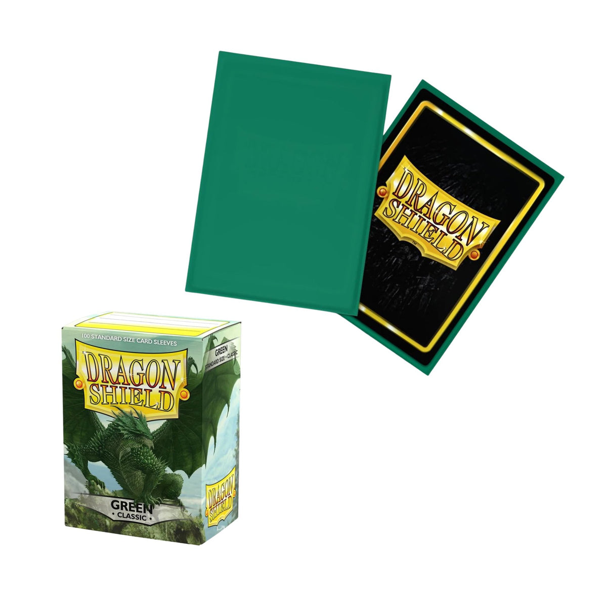 Dragon Shield - Standard Sleeves - Classic Green (100 ct)